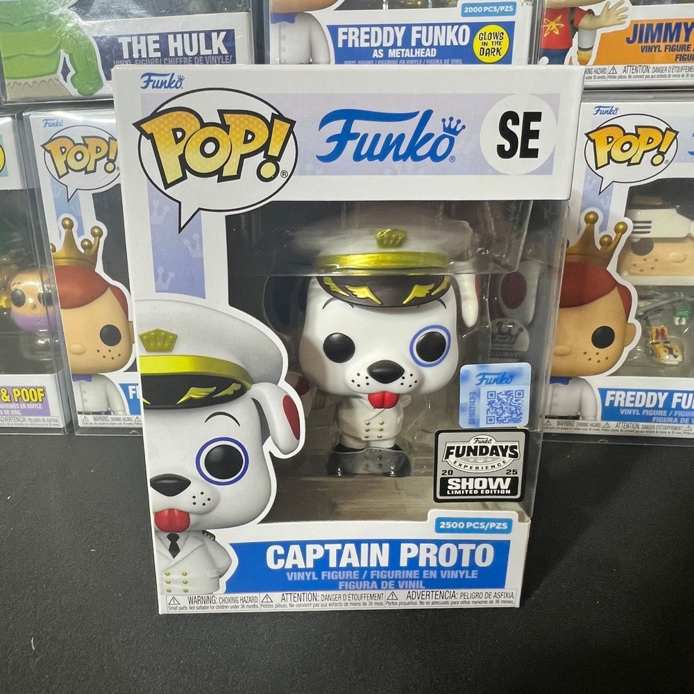 Funko Pop Captain Proto SE Fundays Experience 2023 Show Limited Edition 2500 Pcs